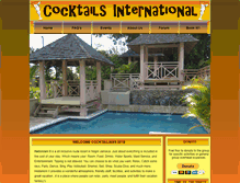 Tablet Screenshot of cocktailsintl.com